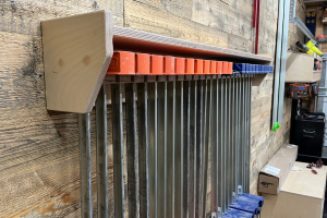 Simple Clamp Rack woodworking plan