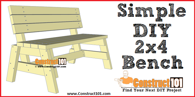 Simple DIY 2×4 Bench – Free Plans - Image 1