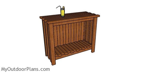 2×4 OUTDOOR BAR PLANS - Image 1