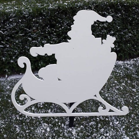 Woodworking Project Paper Plan to Build Santa with Sleigh - Image 1