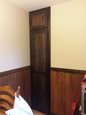 Retractable Pantry woodworking plan