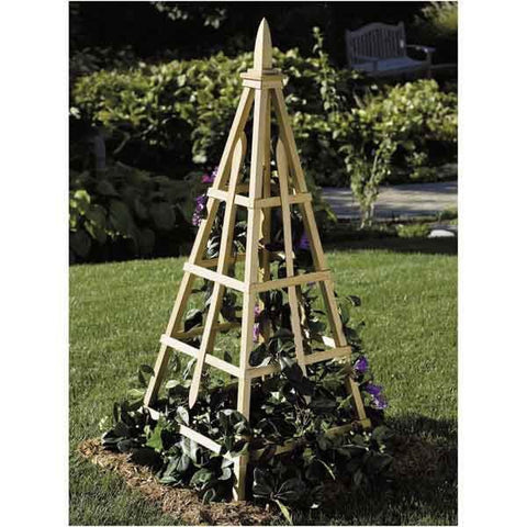 Woodworking Project Paper Plan to Build Flower Tuteur - Image 1