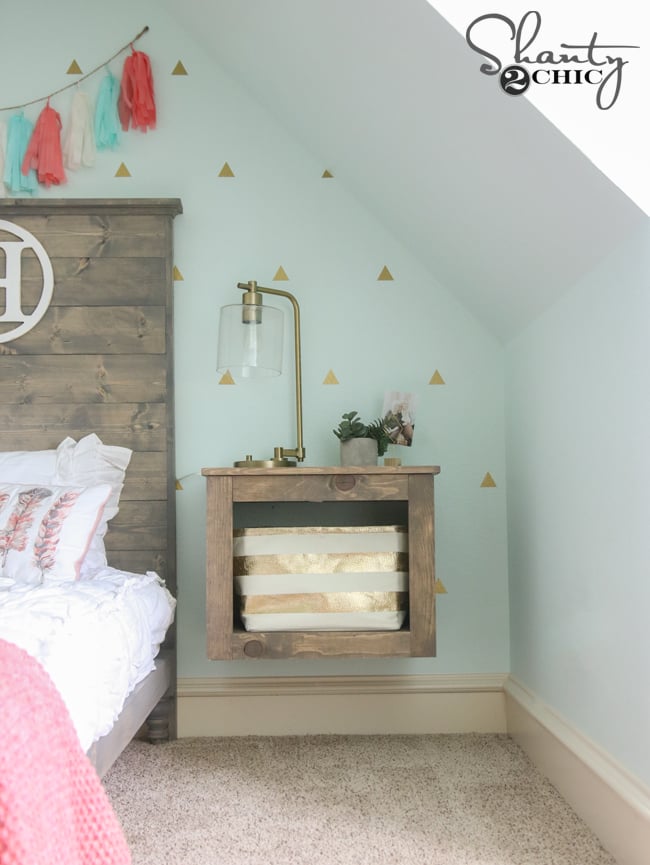 DIY Floating Storage Nightstand - Image 1