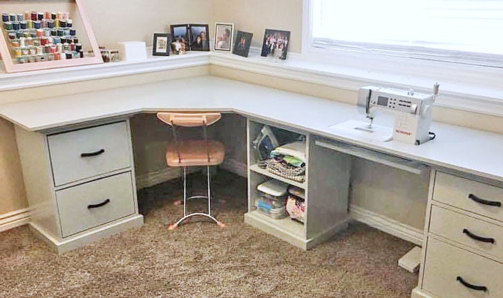 Office Corner Desktop Plans woodworking plan