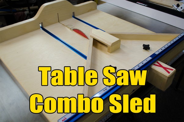 Table Saw Cross Cut/Miter Sled Combo - Image 1