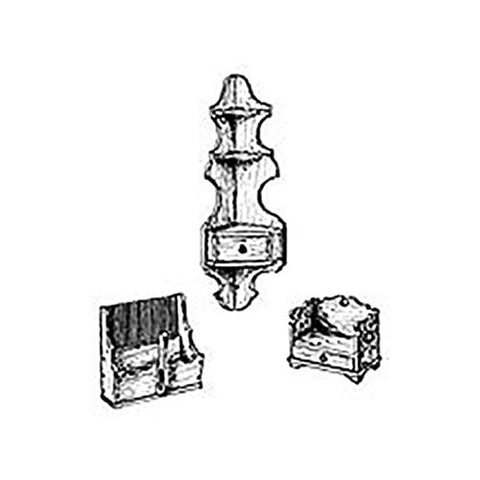 Woodworking Project Paper Plan to Build Corner Shelf, Cranberry Picker, Desk Organizer - Image 1
