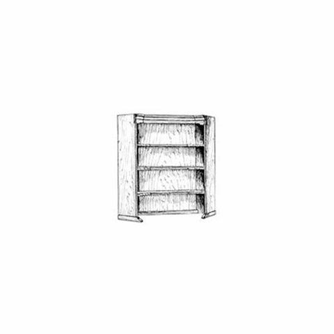 Woodworking Project Paper Plan to Build Corner Bookshelf - Image 1