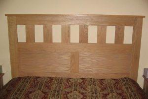 Craftsman Style Queen Sized Headboard - Image 1