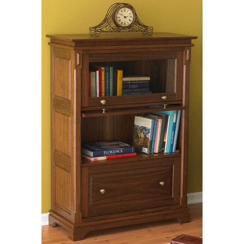 Woodworking Project Paper Plan to Build Barristers Bookcase - Image 1
