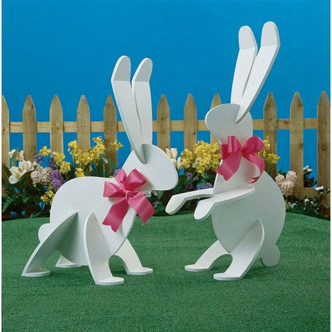 Woodworking Project Paper Plan to Build Garden Wabbits - Image 1