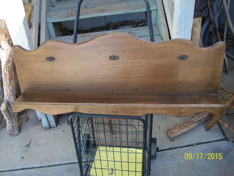Shop Trash to Treasure Woodworking Tool Shelf - Image 1