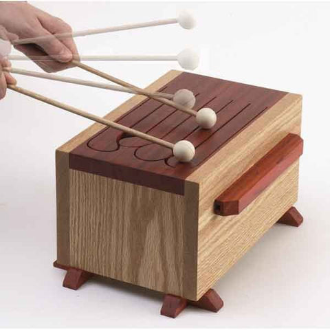 Woodworking Project Paper Plan to Build Tone-of-Fun Tongue Drum - Image 1
