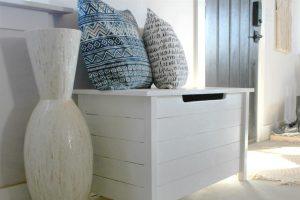 Simple DIY Toy Box with Faux Slats - Image 1