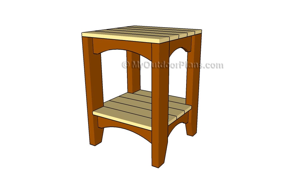 OUTDOOR SIDE TABLE PLANS - Image 1