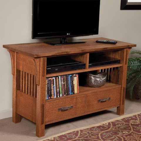 Arts & Crafts TV Table – Paper Plan - Image 1