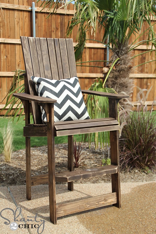 DIY Adirondack Chair – Bar Height - Image 1
