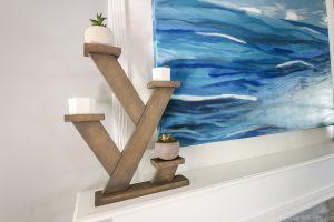 Angled Tabletop Plant Stand - Image 1