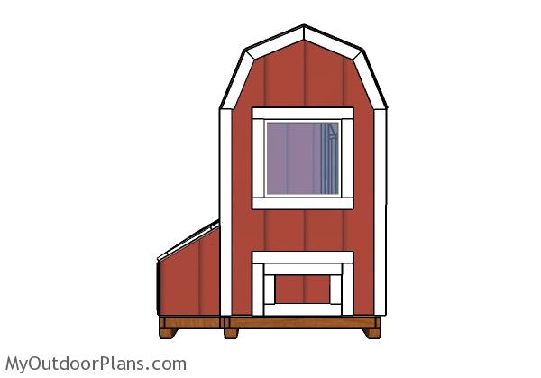 4×8 BARN CHICKEN COOP DOORS PLANS - Image 1