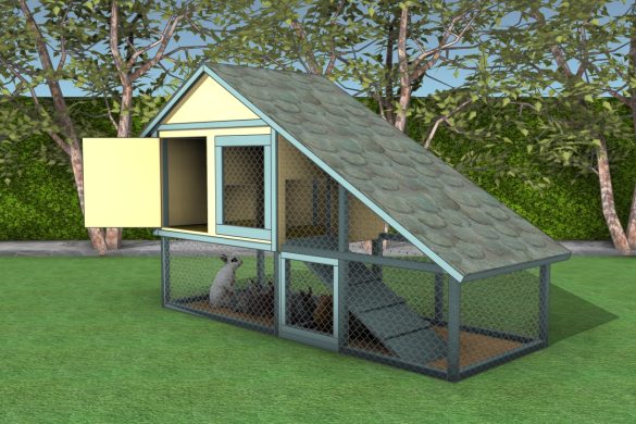 FREE RABBIT HUTCH PLANS woodworking plan