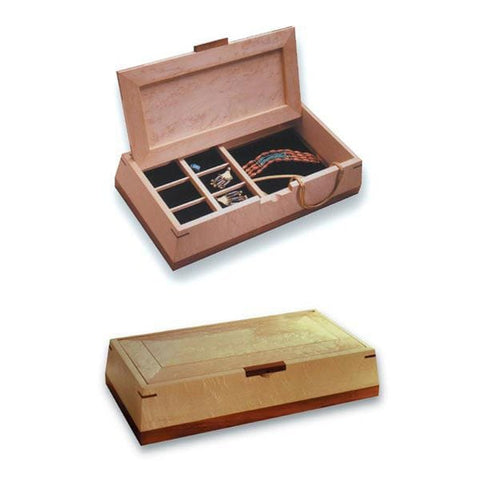 Woodworking Project Paper Plan to Build Beveled Beauty Jewelry Box woodworking plan
