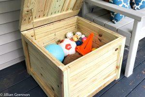 Side Table Deck Box woodworking plan