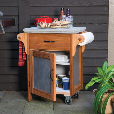 Build a Great Grill Cart Downloadable Plan woodworking plan