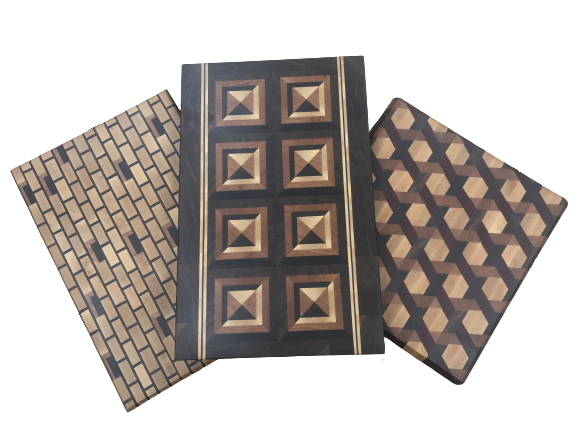 Fisher’s 3D End Grain Cutting Boards woodworking plan
