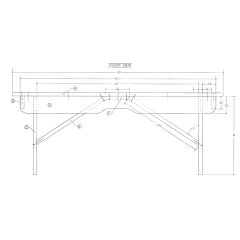 Woodworking Project Paper Plan to Build Deacons Bench - Image 1