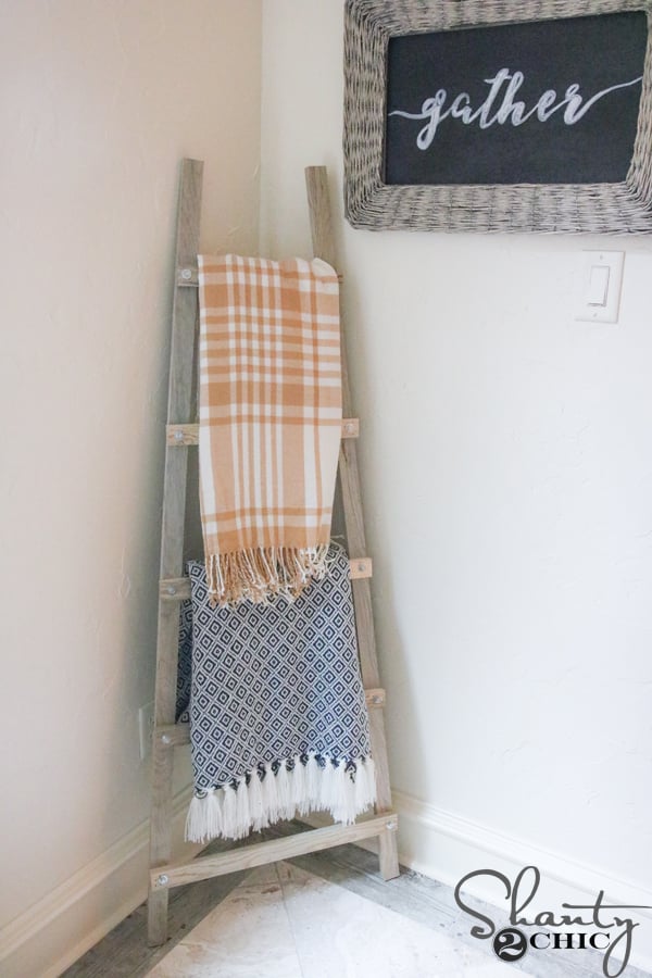 DIY Blanket Ladder for $10 - Image 1