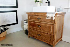 DIY Single Sink Vanity with Drawers - Image 1