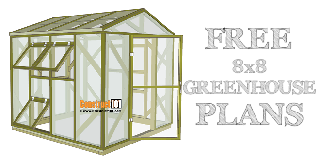 Greenhouse Plans – 8'x8′ – Step-By-Step Plans - Image 1