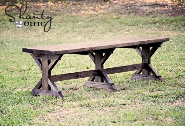 DIY Bench – Farmhouse Style - Image 1