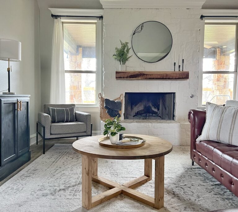 DIY Round Coffee Table - Image 1