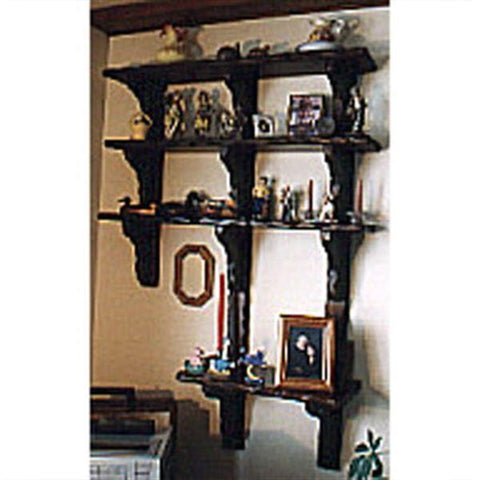 Woodworking Project Paper Plan to Build Decorative Shelving - Image 1
