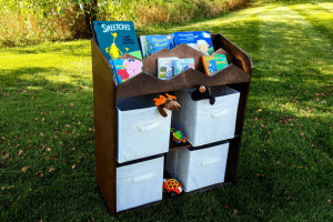 Mountain Bookshelf and Toy Storage - Image 1