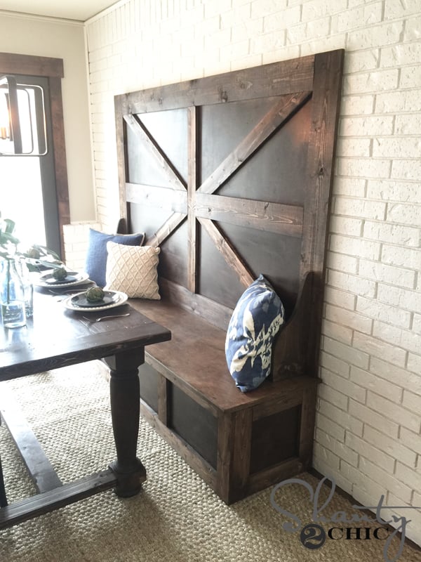 DIY High Back Bench - Image 1