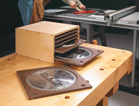 Saw Blade Storage woodworking plan