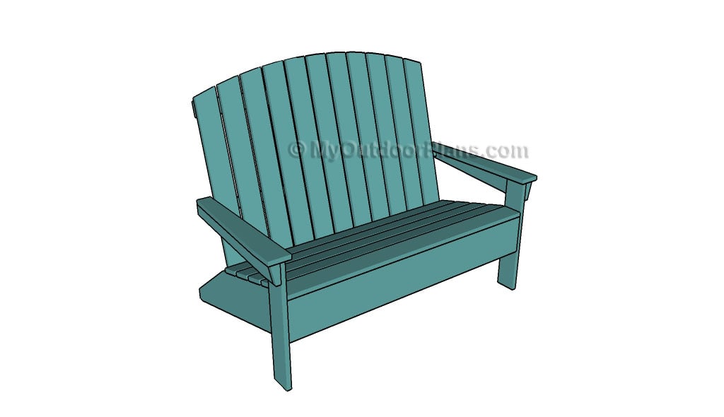 ADIRONDACK LOVESEAT PLANS - Image 1