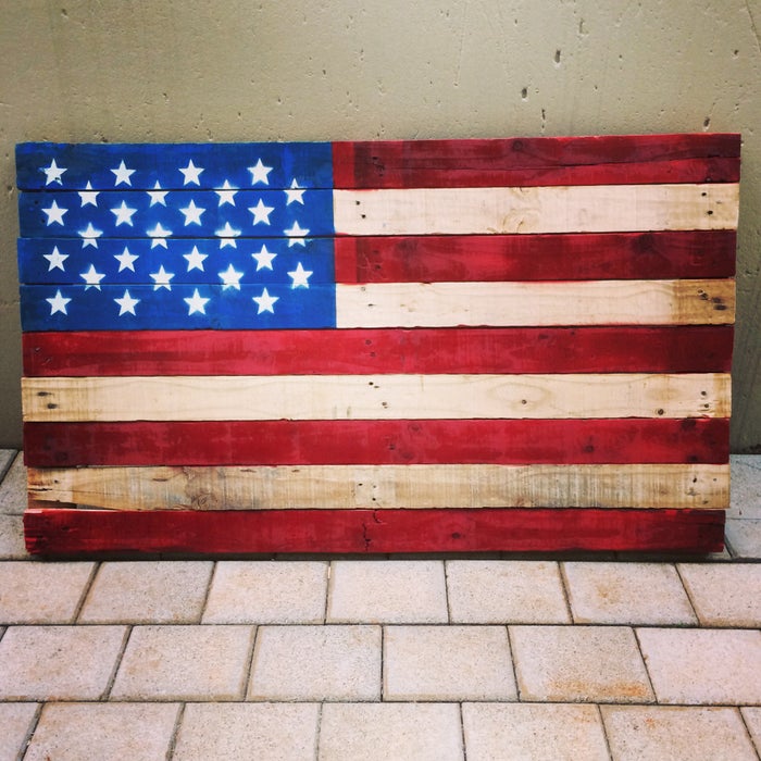 American Flag Pallet - Image 1