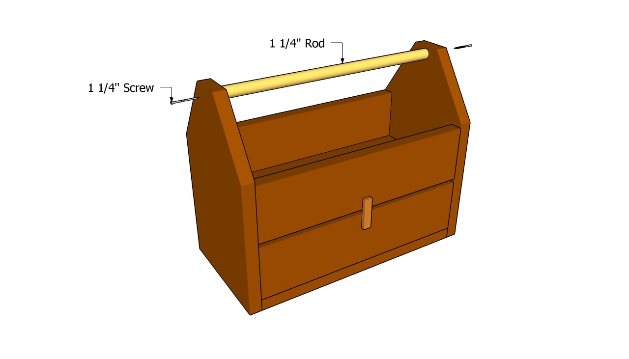WOOD TOOL BOX PLANS woodworking plan
