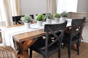 Farmhouse X Base Table - Image 1