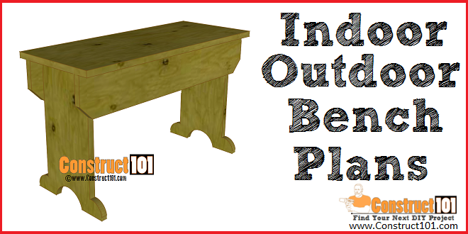 Outdoor / Indoor Bench Plans - Image 1
