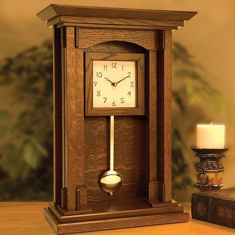 Arts and Crafts Pendulum Clock – Downloadable Plan - Image 1