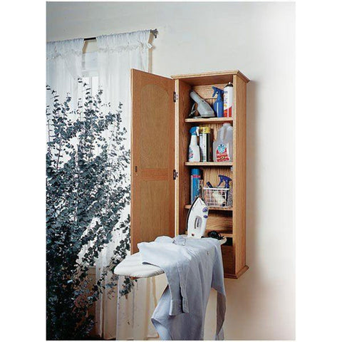 Downloadable Woodworking Project Plan to Build Ironing-Board Hideaway - Image 1