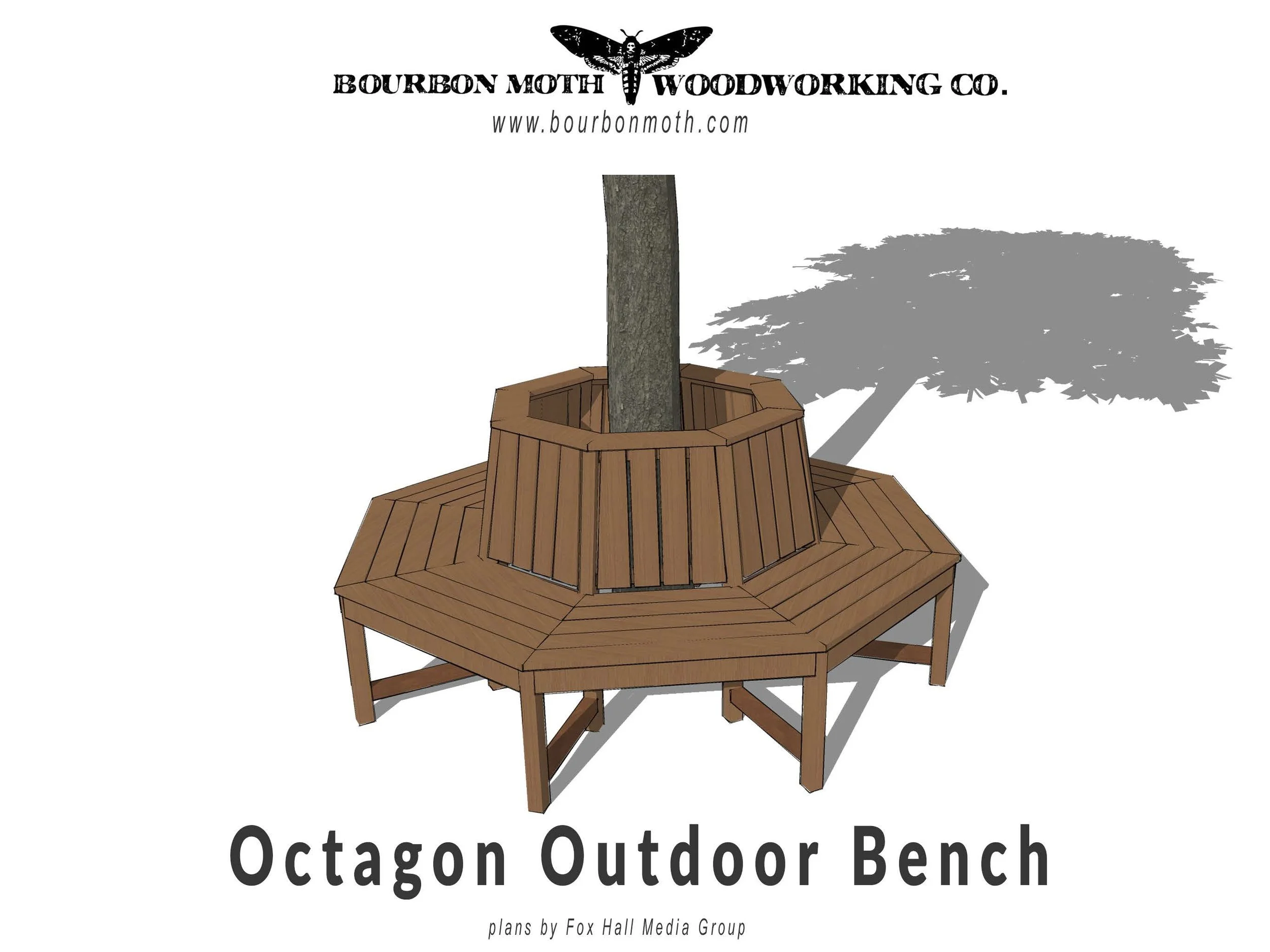 Octagon Outdoor Bench Plans - Image 1