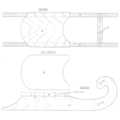 Woodworking Project Paper Plan to Build Sled - Image 1