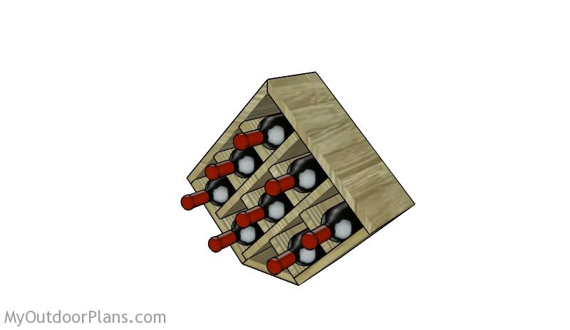 WOOD WINE RACK PLANS woodworking plan