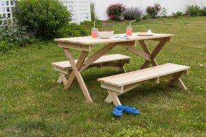 Kids Cedar Picnic Set woodworking plan