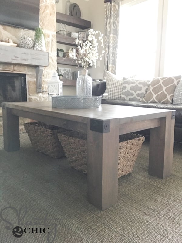 Modern Farmhouse Coffee Table and How-To Video - Image 1