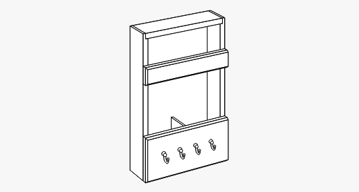 Mail and Key Organizer - Image 1
